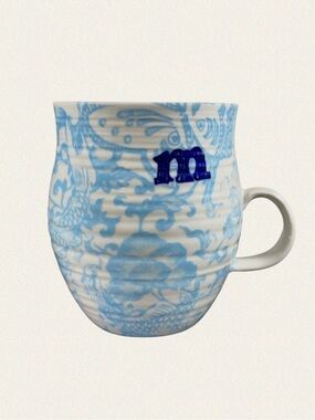 Anthropologie Homegrown “M” Monogram Mug